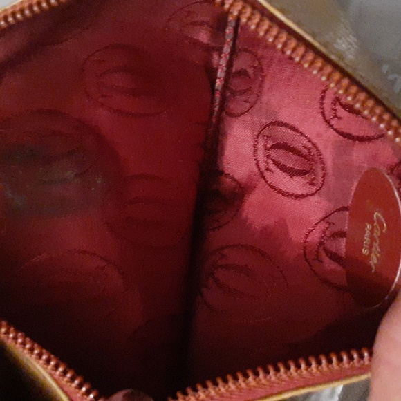 MUST DE CARTIER BEIGE COIN PURSE WALLET /80555 - Picture 7 of 9